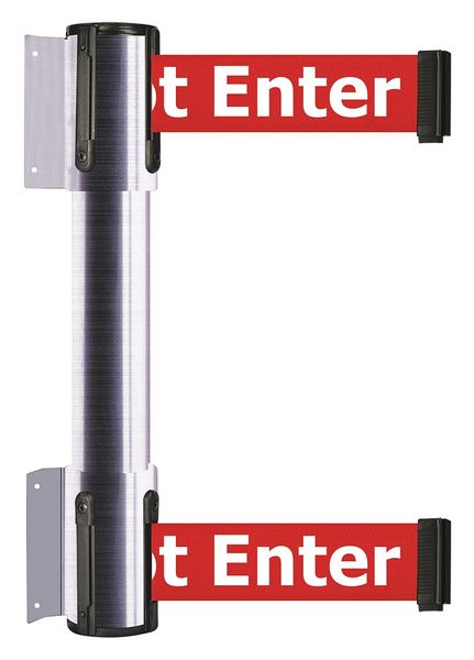 Belt Barrier, 7-1/2ft, Caution-Do Not Entr