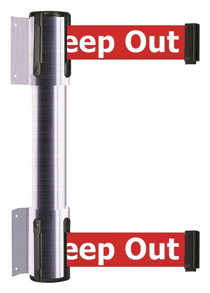 Belt Barrier, Danger - Keep Out, 2 Belts