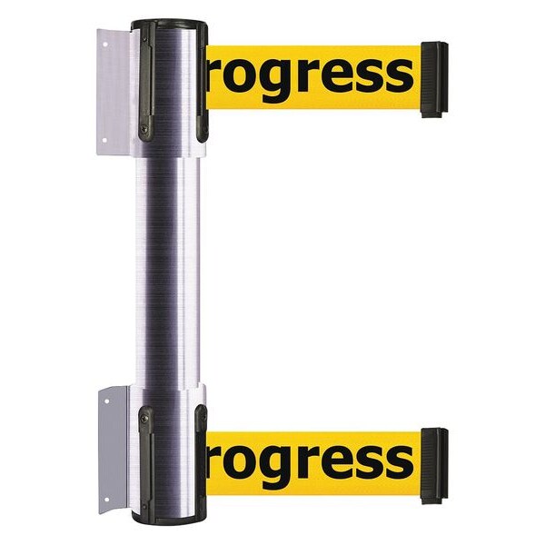 Belt Barrier, 7-1/2 ft, Satin Chrome