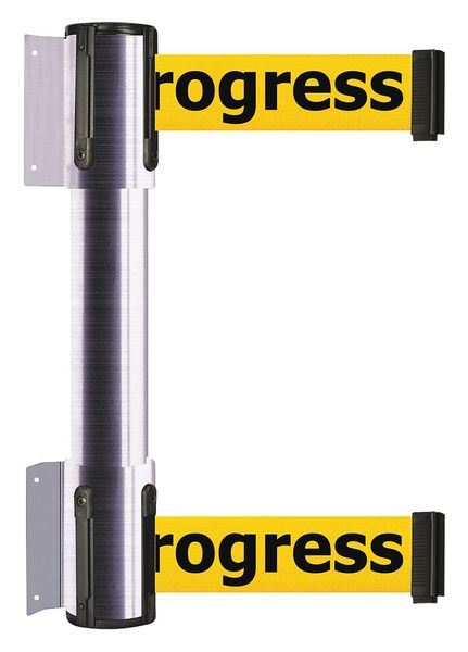 Belt Barrier, Cleaning In Progress