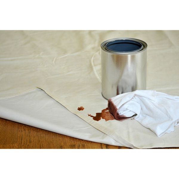 Eliminatorâ¢ Leakprf/SlipRes DropCloth, Wht, 9ftLx12ftW
