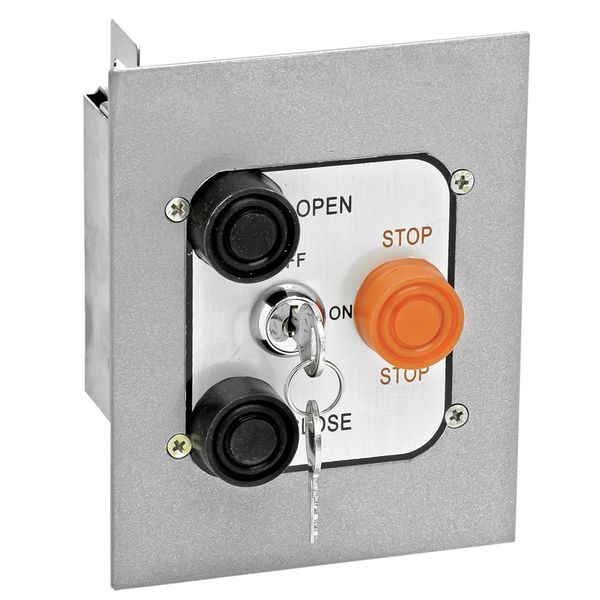 Control Station, 3 Buttons, Flush Mount
