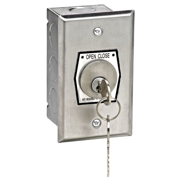 Keyswitch, SS, 2 Buttons, Back Box