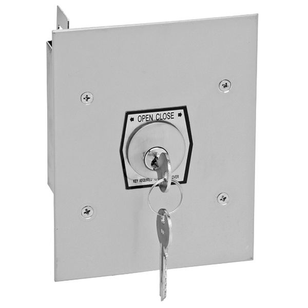 Keyswitch, 2 Buttons, Flush Mount