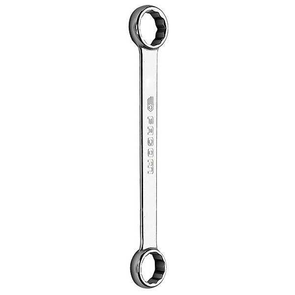Box End Wrench, 22 x24mm, 12pt, Full Polish