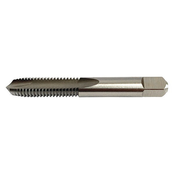 Straight Flute Hand Tap, #6-32, Plug, UNC, 2 Flutes