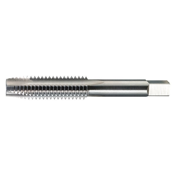 Straight Flute Hand Tap , M16-2.00 , Plug , 3 Flutes, Metric Coarse