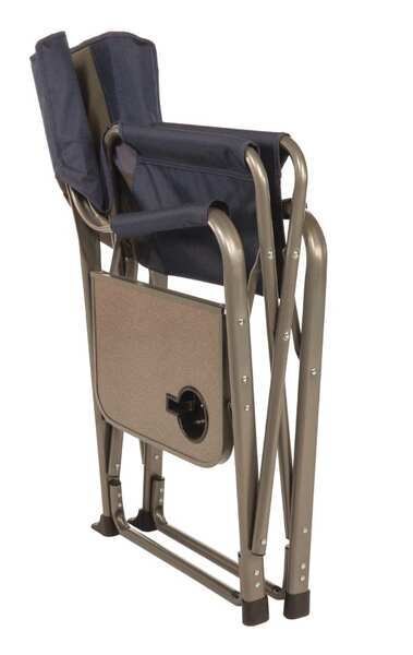 Directors Chair, Blue/Gray, 20inL x 38inH