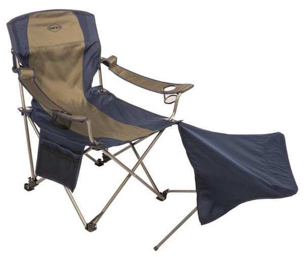 Chair, Blue/Gray, 49 in. L x 37 in. H