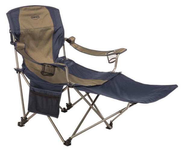 Chair, Blue/Gray, 49 in. L x 37 in. H