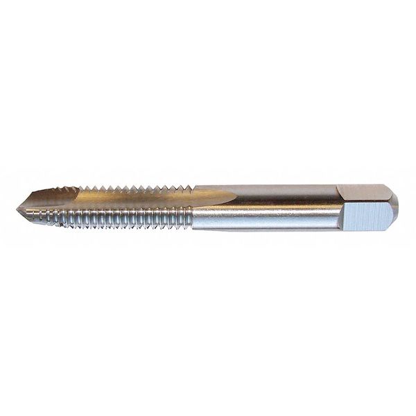 Straight Flute Hand Tap , M10-1.00 , Plug , 3 Flutes, UNC