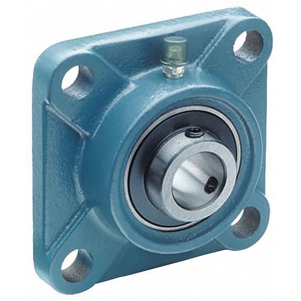 Flange Bearing, 4-Bolt, Ball, 3-7/16