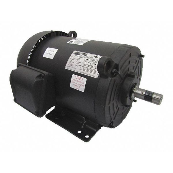 3-Phase General Purpose Motor, 1 HP, 182/4 Frame, 208-230/460V AC Voltage, 1,170 Nameplate RPM