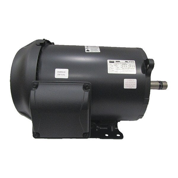 3-Phase General Purpose Motor, 5 HP, 254/6U Frame, 208-230/460V AC Voltage, 1,175 Nameplate RPM