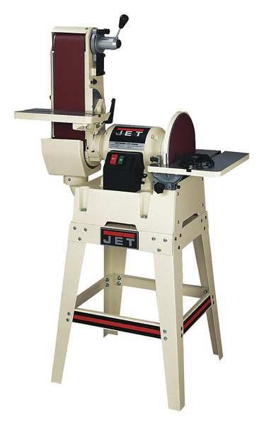 Disc Sander, 1 1/2 hp, 12 in Disc Dia, 1725 RPM Disc Speed, Corded, 115/230 V
