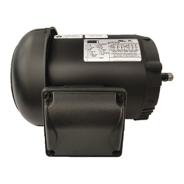3-Phase General Purpose Motor, 3/4 HP, 56C Frame, 230/460V AC Voltage, 1,720 Nameplate RPM