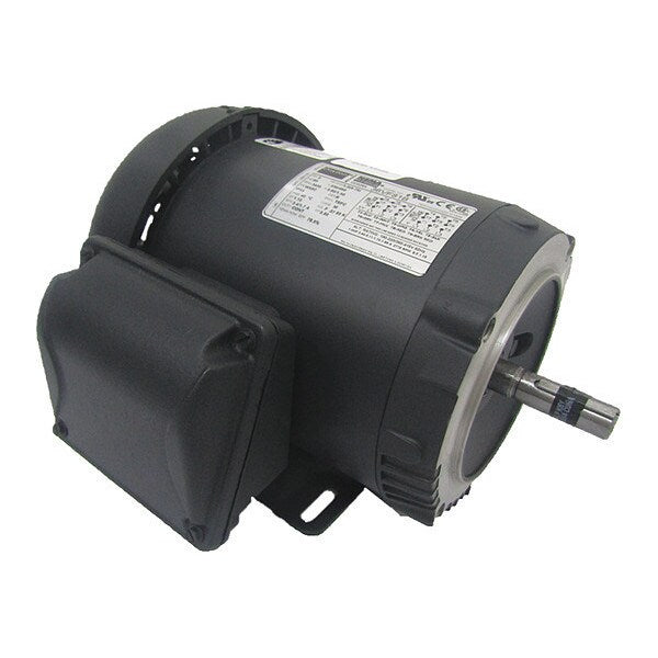 3-Phase General Purpose Motor, 1 HP, 56C Frame, 230/460V AC Voltage, 3,520 Nameplate RPM