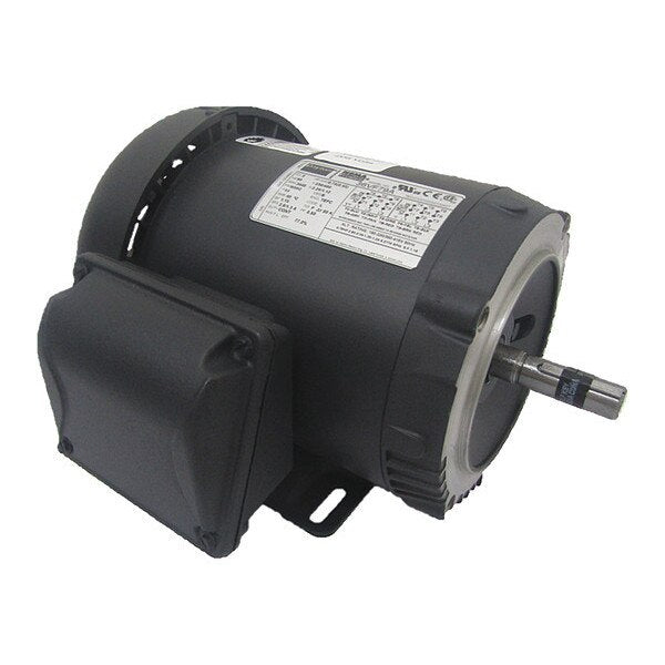 3-Phase General Purpose Motor, 3/4 HP, 56C Frame, 230/460V AC Voltage, 3,520 Nameplate RPM