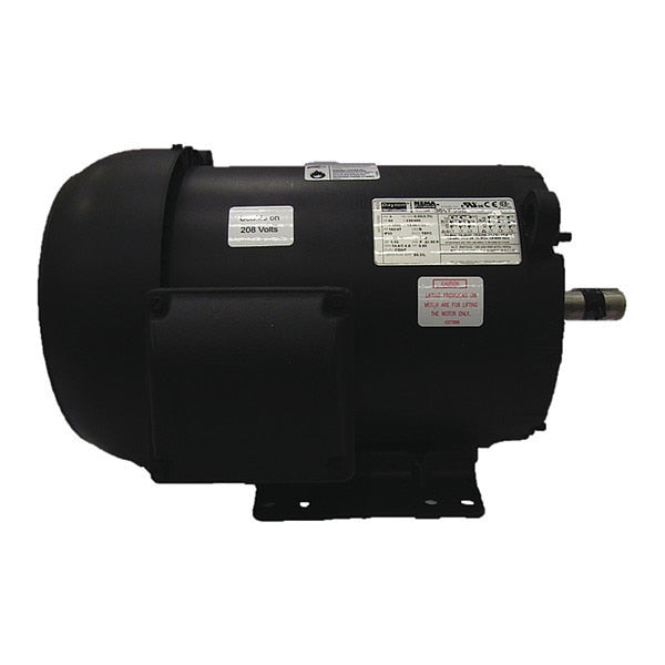 3-Phase General Purpose Motor, 5 HP, 182/4T Frame, 230/460V AC Voltage, 1,750 Nameplate RPM