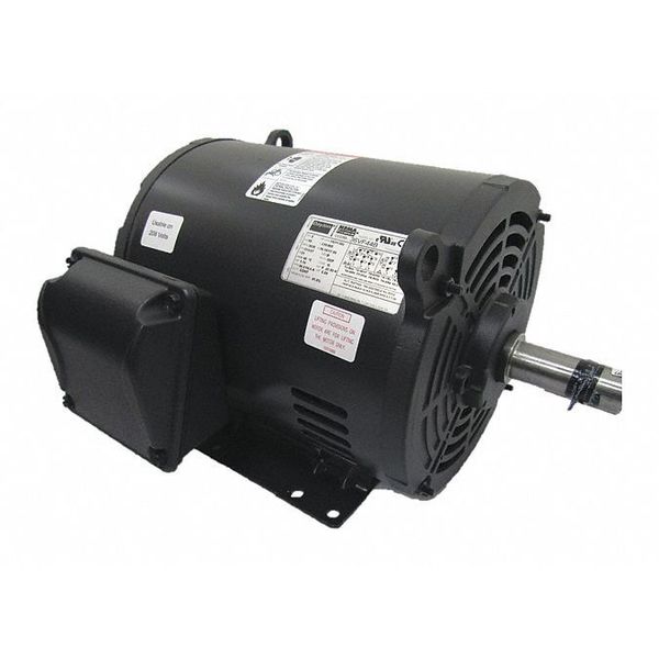 3-Phase General Purpose Motor, 15 HP, 213/5T Frame, 230/460V AC Voltage, 3,530 Nameplate RPM