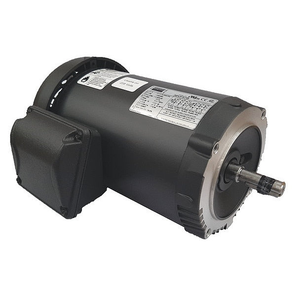 3-Phase General Purpose Motor, 1/3 HP, 56C Frame, 230/460V AC Voltage, 1,765 Nameplate RPM