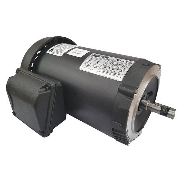 3-Phase General Purpose Motor, 1 1/2 HP, 56C Frame, 230/460V AC Voltage, 1,750 Nameplate RPM