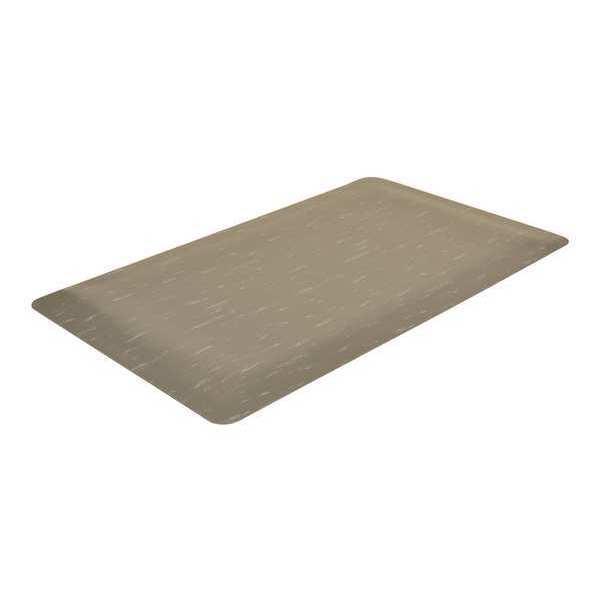 Antifatigue Runner, Charcoal, 57 ft. L x 3 ft. W, Vinyl, Marble Surface Pattern, 1