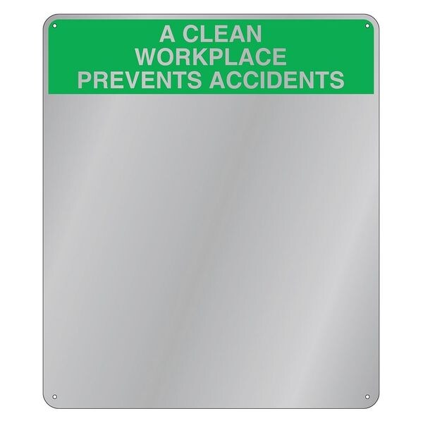 Indoor Safety Mirror, Acrylic, 16 in.W
