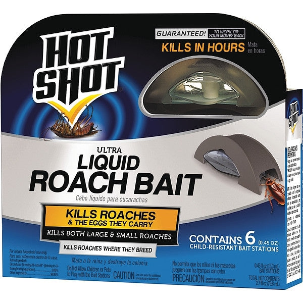 Roach Bait, 0.45 fl. oz., Liquid, PK6