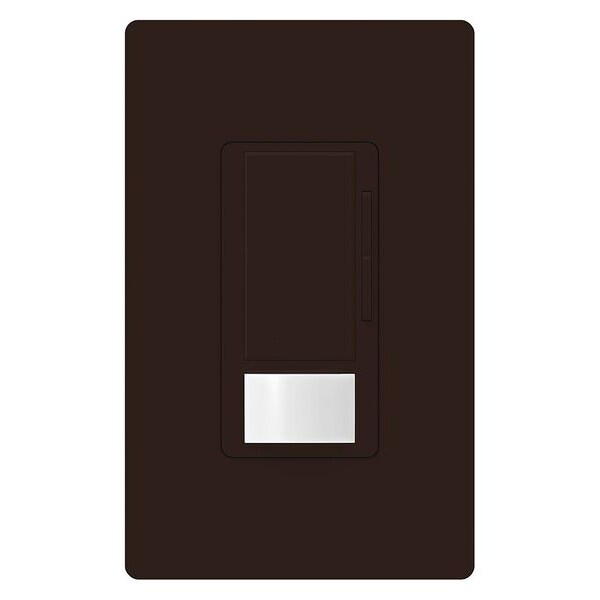 Occ/Vac Dimmer Snsr, Wall, Brown