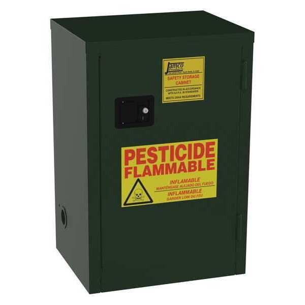 Pesticide Safety Cabinet, 12 gal., 35in. H, Green