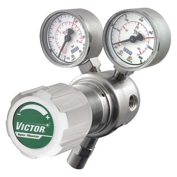 Regulators, Single Stage, CGA-580, 1 to 150 psi, Use With: Inert