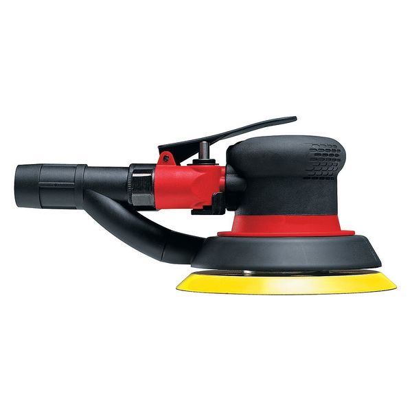 5 Inch Air Random Orbital Sander, Self Vacuum, Hook & Loop, 5 Pad Holes, 0.28 HP / 210 W - 12000 RPM