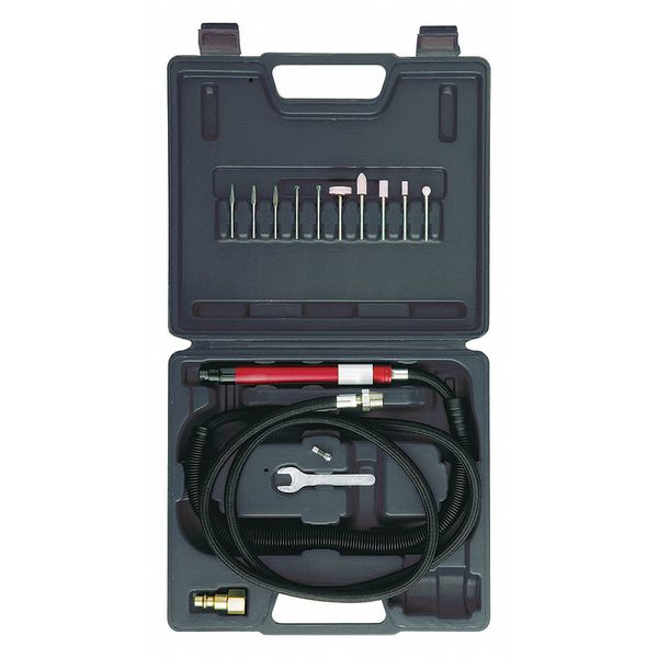 Straight Pencil Grinder Kit, 1/4 in NPT Air Inlet, 1/8
