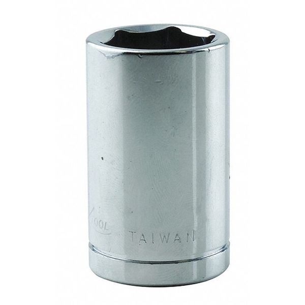 1/2 in Drive, 18mm 6 pt Metric Socket, 6 Points