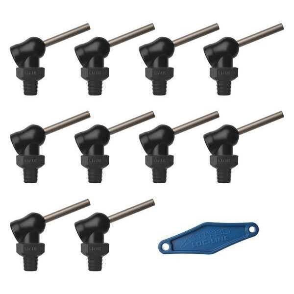 Nozzle, XR Style, 0.160in.dia, PK10
