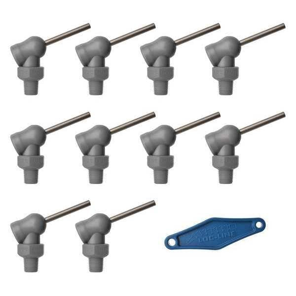 Nozzle, XR Style, 0.117in.dia, PK10