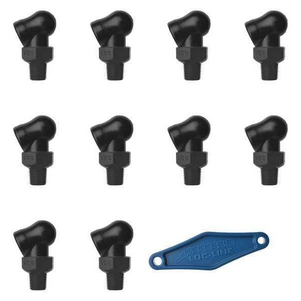 Nozzle, XR Style, 0.160in.dia, PK10