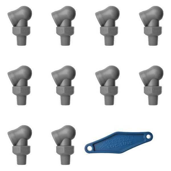 Nozzle, XR Style, 0.117in.dia, PK10