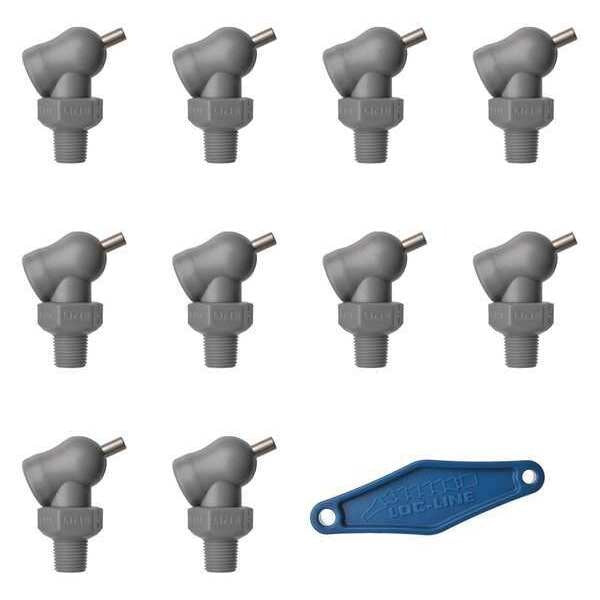 Nozzle, XR Style, 0.117in.dia, PK10