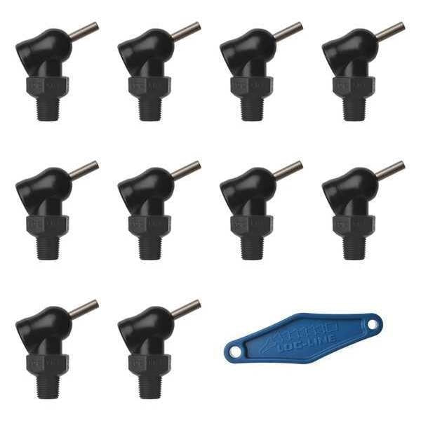 Nozzle, XR Style, 0.117in.dia, PK10