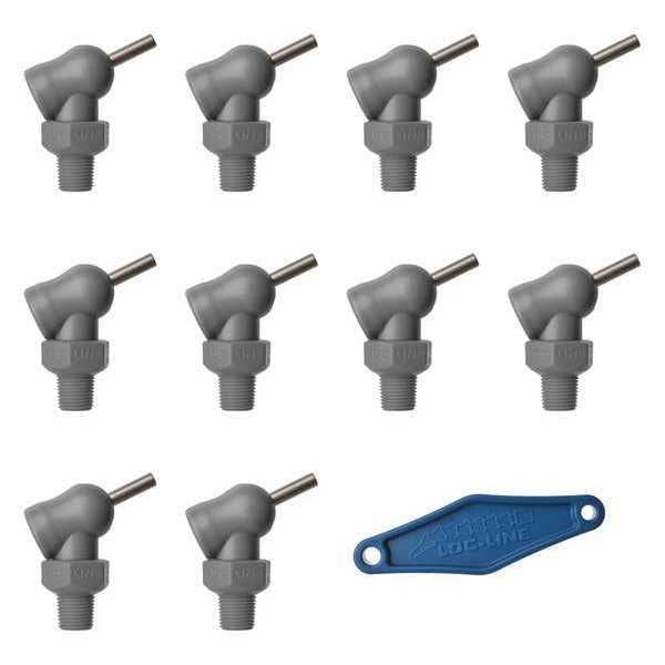 Nozzle, XR Style, 0.117in.dia, PK10
