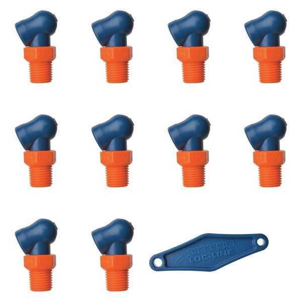 Nozzle, XR Style, 0.160in.dia, PK10