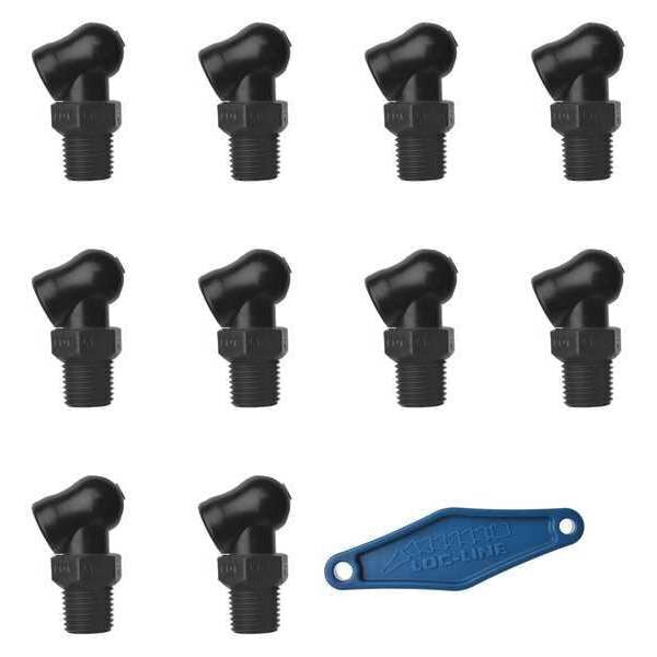 Nozzle, XR Style, 0.160in.dia, PK10