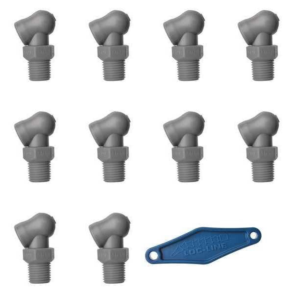 Nozzle, XR Style, 0.062in.dia, PK10