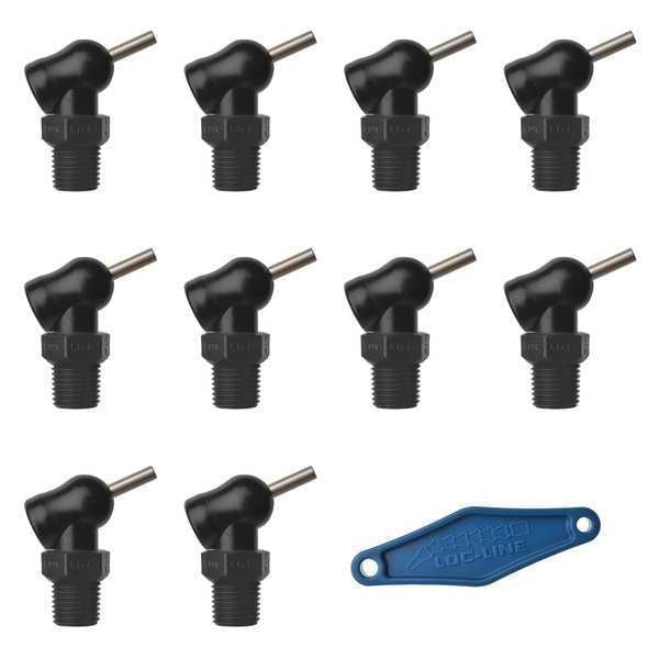 Nozzle, XR Style, 0.117in.dia, PK10