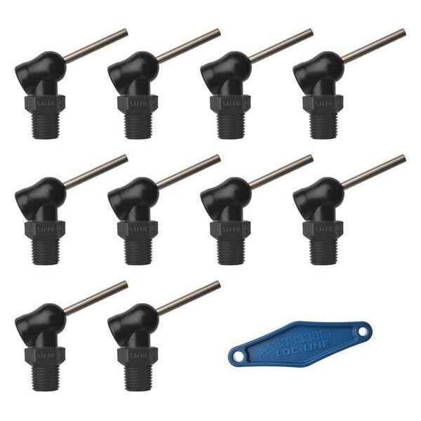 Nozzle, XR Style, 0.117in.dia, PK10