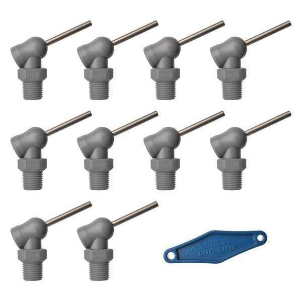 Nozzle, XR Style, 0.117in.dia, PK10