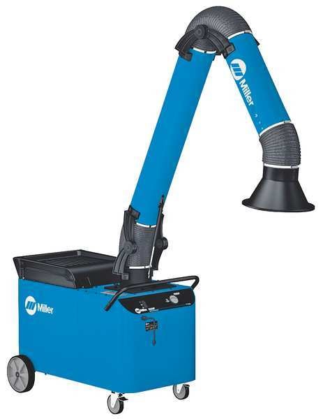 Fume Extractor, 12 ft.Arm, Dsposable Flter