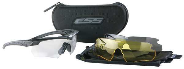 Ballistic Safety Glasses, Wraparound Assorted Polycarbonate Lens, Anti-Fog, Scratch-Resistant